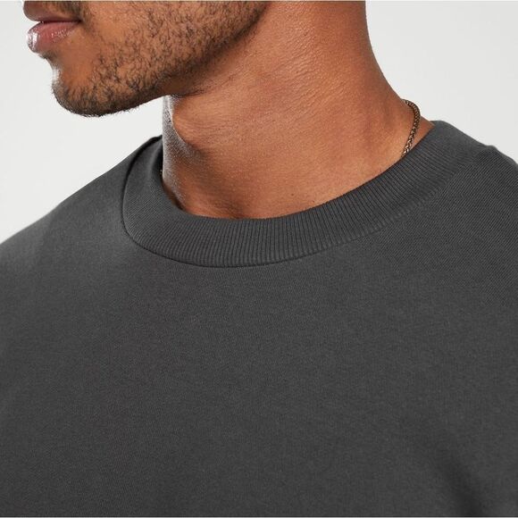 Gymshark Rest Day Essential Crew Size Medium Black NWT in Packaging - Picture 5 of 7